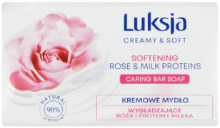MYDŁO LUKSJA 90G ALMOND&SHEA+BAWEŁNA+CHAMOMILE+JASMINE+LINEN&RICE+ROSE /zestaw