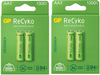 GP akumulatorki ReCyko+ AA 1300mAh NiMH 1.2V 2 szt.x2 /zestaw
