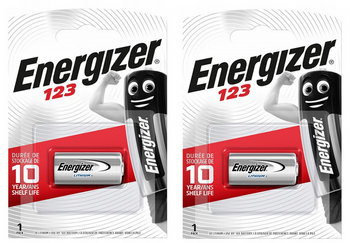 ENERGIZER Bateria litowa 123 bl.1 / zestaw 2 szt.