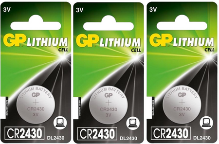 GP bateria litowa CR2430 BL1x3 /zestaw