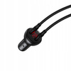 Baseus ładowarka samochodowa 2x USB 4,8A 24W z LCD szary CCBX-0G