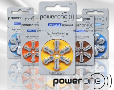 POWER ONE WIRELESS Baterie słuchowe V10 60 szt.