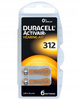 DURACELL baterie słuchowe 312 60 szt.