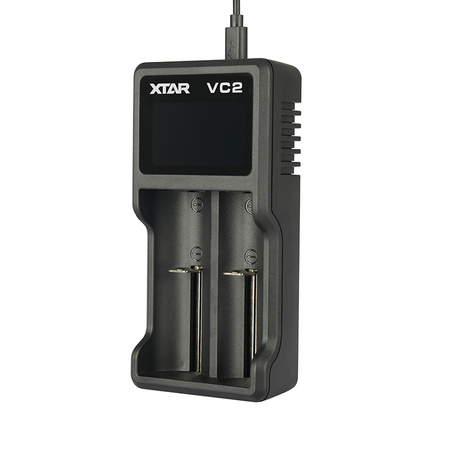 XTAR Ładowarka VC2 18650/26650 Li-ION, 2 kanały, USB