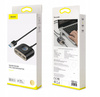 Baseus Square round 4 in 1 USB HUB AdapterUSB3.0 TO USB3.0*1+USB2.0*3 1m Black CAHUB-AY01