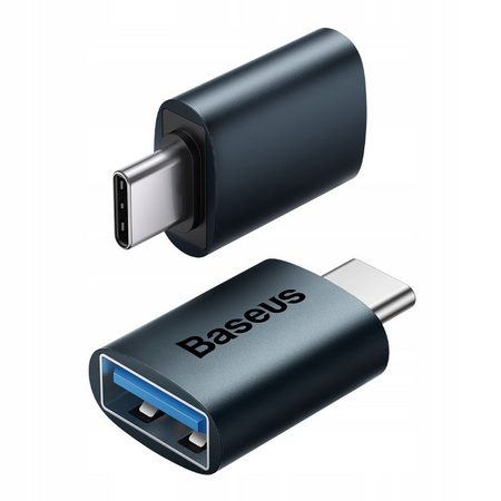 Baseus Adapter Ingenuity Series z USB-C do USB-A 10Gb/s - niebieski