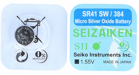 SEIZAIKEN bateria srebrowa SR41SW / 384 BL1