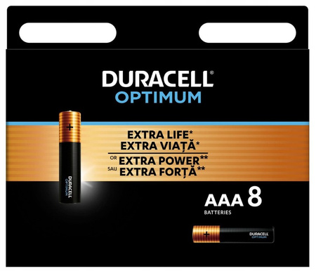DURACELL LR3 AAA OPTIMUM BL8