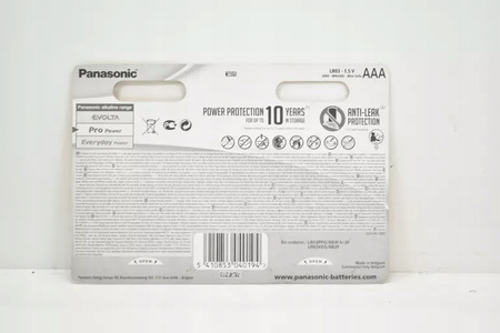 PANASONIC bateria alkaliczna PRO Power AAA BL8