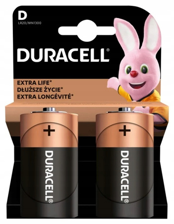 DURACELL LR20 BASIC BL2 / zestaw 6 szt.