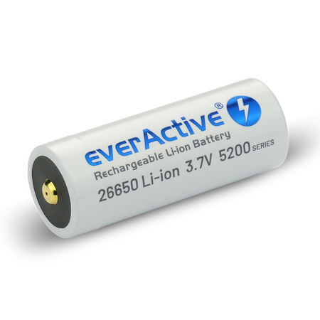 everActive akumulator 26650 3,7V Li-ion 5200mAh micro USB z zabezpieczeniem	