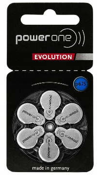 POWER ONE EVOLUTION Baterie słuchowe V675 60 szt.