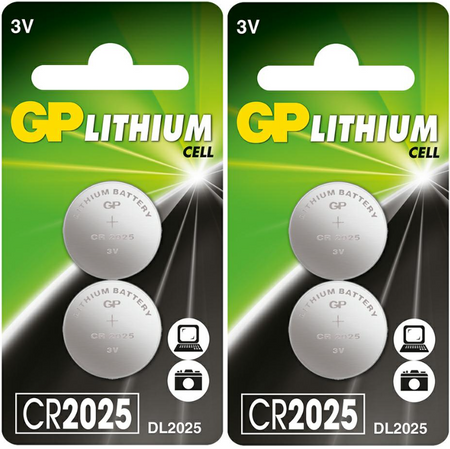 GP bateria litowa CR2025 BL2x2 /zestaw