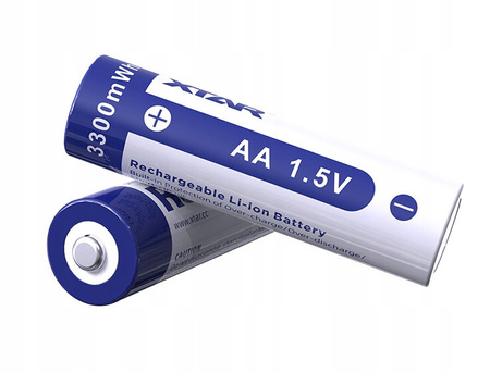 XTAR 14500-1.5V 3300mWh Li-ION Protected 2000mAh 1,5V 4 szt.