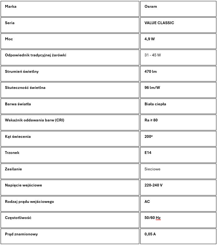 OSRAM Żarówka LED ŚWIECA E14 4,9W 40W 470lm 2700K pol_pl_OSRAM-Zarowka-LED-SWIECA-E14-4-9W-40W-470lm-2700K-715_3