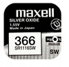 MAXELL bateria srebrowa 366 / SR1116SW BL1