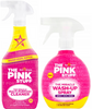 PINK STUFF UNIWERSALNY SPRAY CZYSZCZĄCY 850 ML + PŁYN DO NACZYŃ W SPRAYU 500 ML zestaw