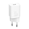 Baseus Super Si 1C szybka ładowarka USB Typ C 30W Power Delivery Quick Charge biały CCSUP-J02