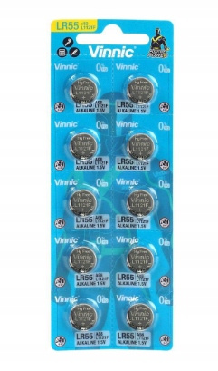 VINNIC bateria alkaliczna LR55 / L1121F / AG8 BL1