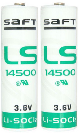SAFT bateria litowa LS14500 AA Li-SOCl2 3,6V 1szt.x2 /zestaw