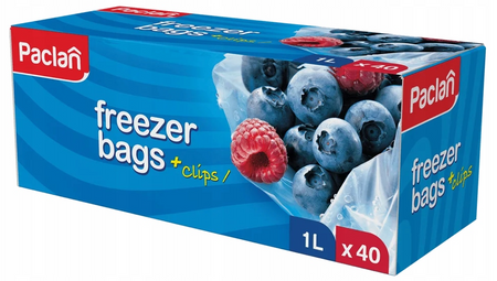Woreczki do mrożenia Paclan 1L 40 szt