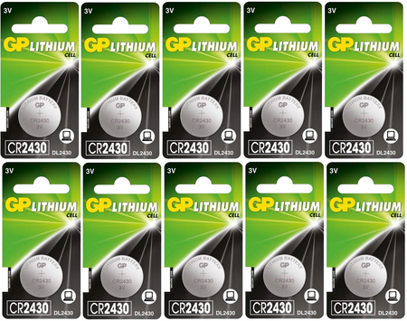 GP bateria litowa CR2430 BL1x10 /zestaw