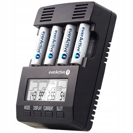 everActive Ładowarka do akumulatorków Ni-MH Ni-CD NC-3000M zasilacz