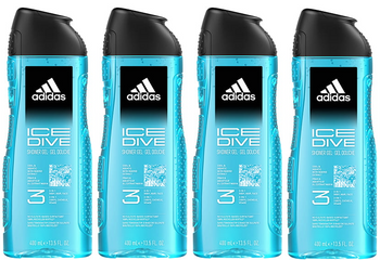 ADIDAS SHOWER GEL 400ML MEN ICE DIVE 3IN1 12/108/1296x4 /zestaw