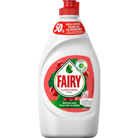 FAIRY PŁYN DO NACZYŃ 450ML POMEGRA x5 /zestaw