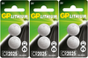 GP bateria litowa CR2025 BL2x3 /zestaw