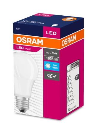 OSRAM Żarówka LED A60 E27 10W 75W 1055lm 4000K