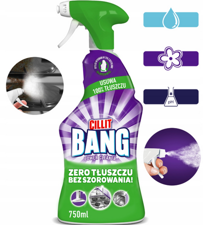 CILIT BANG 750ml spray tłuszcz i smugi