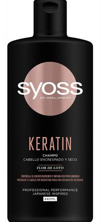 SYOSS SZAMPON 440 ML Z KERATYNĄ / SHAMPOO INTENSE KERATIN 6/216/1296***