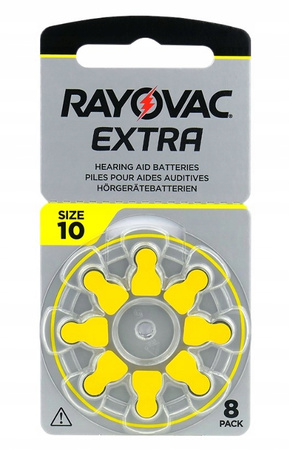 RAYOVAC Baterie słuchowe 10 Extra 8szt.x10 /zestaw