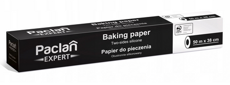 Papier do pieczenia PACLAN silikonowany 50 m x 38 cm brązowy