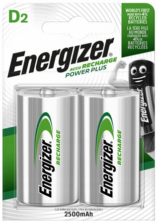 ENERGIZER Akumulatorki HR20 D 2500 MAH BL.2