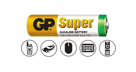 GP bateria alkaliczna SUPER ALKALINE AAA BL4