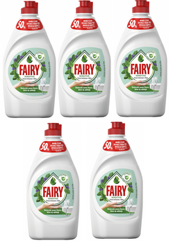 FAIRY PŁYN DO NACZYŃ 450ML HERB&MINT x5 /zestaw