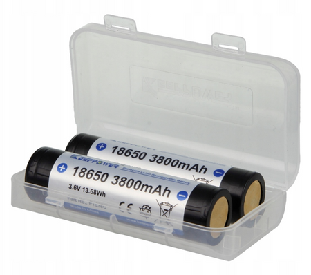 everActive Ładowarka do akumulatorków Li-ion oraz Ni-MH UC-100C USB-C + KeepPower akumulator ICR18650-380PCM 3800mAh Li-ION P1838C, 2 szt. - zestaw
