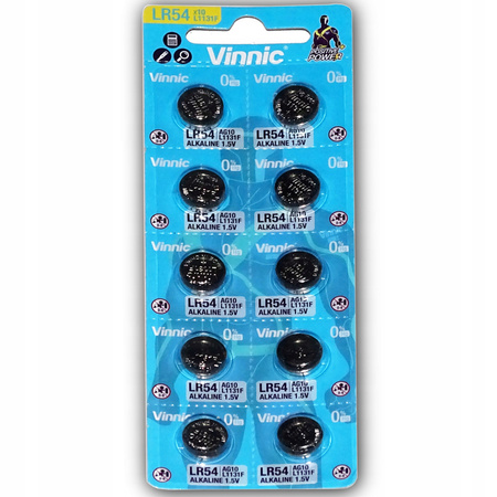 VINNIC bateria alkaliczna LR54 / L1131F / AG10 BL1