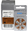 POWER ONE WIRELESS Baterie słuchowe V312 60 szt.