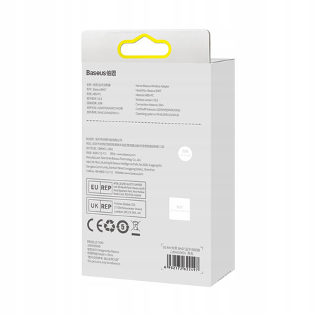 Baseus Adapter Bluetooth USB BA07 - czarny