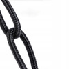Baseus Cafule Cable wytrzymały nylonowy kabel przewód USB-C PD / USB-C PD PD2.0 60W 20V 3A QC3.0 2M czarno-szary CATKLF-HG1
