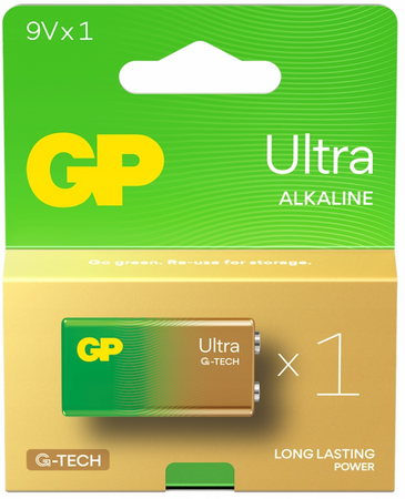 GP bateria alkaliczna ULTRA G-TECH 9V BL1
