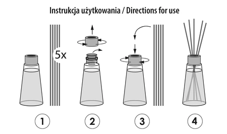 dyfuzor zapach. AD-001-463 kwiatowa harmonia