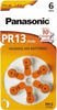 Bateria Panasonic 13 słuchowa PR10 B6