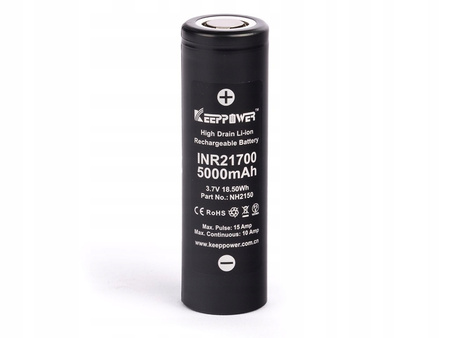KeePower akumulator INR21700 5000mAh Li-ION, 2 szt.