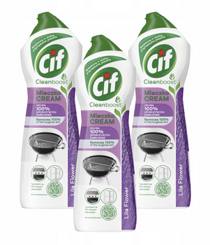 CIF CREAM 780G LILA FLOWER 14/60/840x3 /zestaw