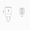 Baseus Compact ładowarka sieciowa 3x USB 17W biały CCXJ020102