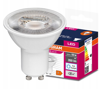 OSRAM Żarówka LED GU10 4,5W = 50W 350lm 6500K 60°